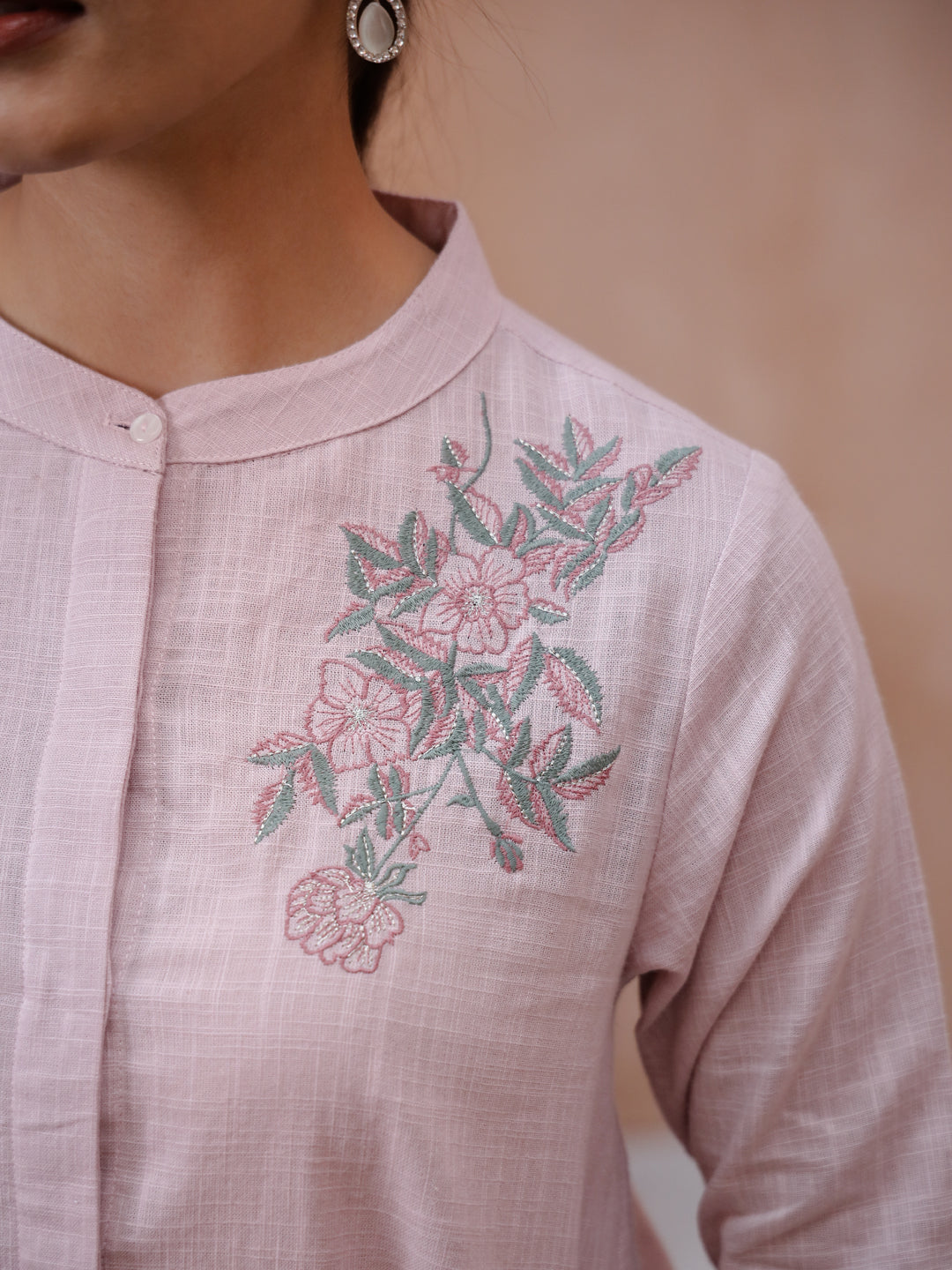 Floral embroidery Coord Set