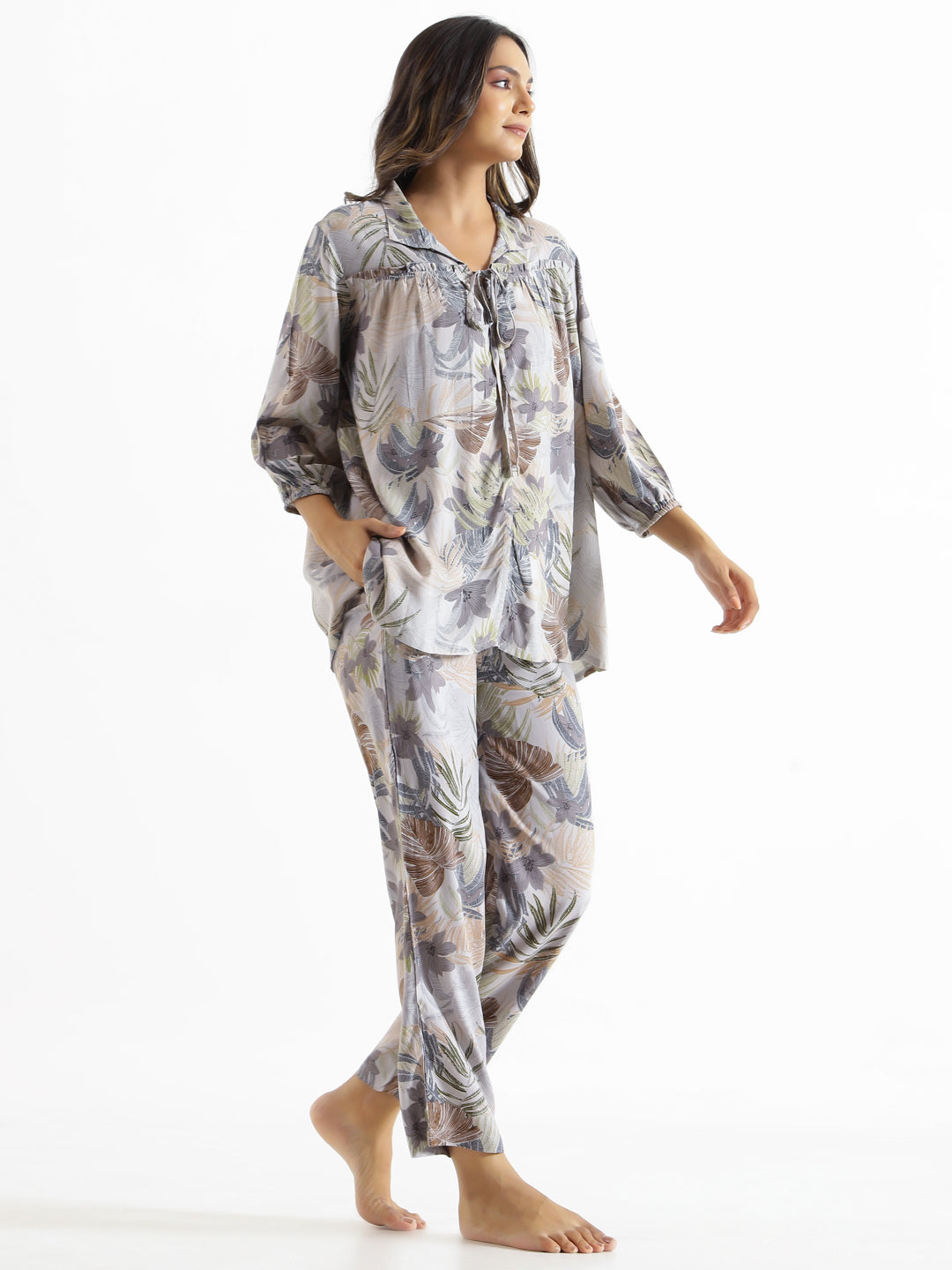 Women Viscose Rayon Night Suit