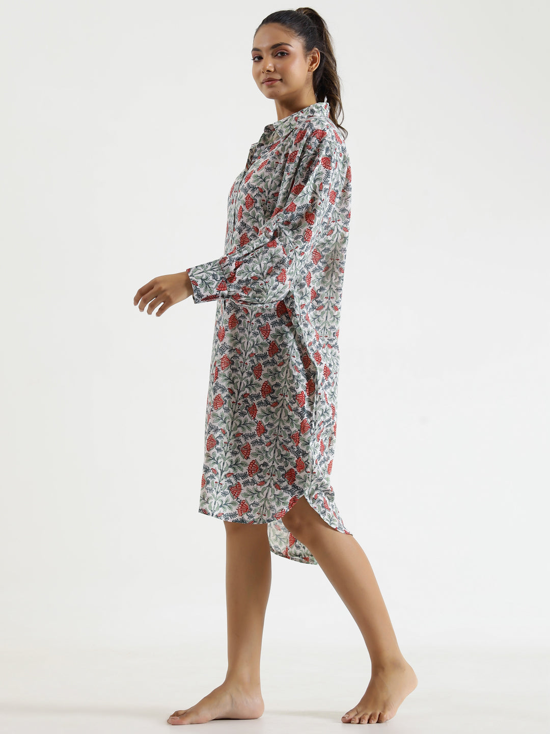 FLORA Cotton NIGHT Dress