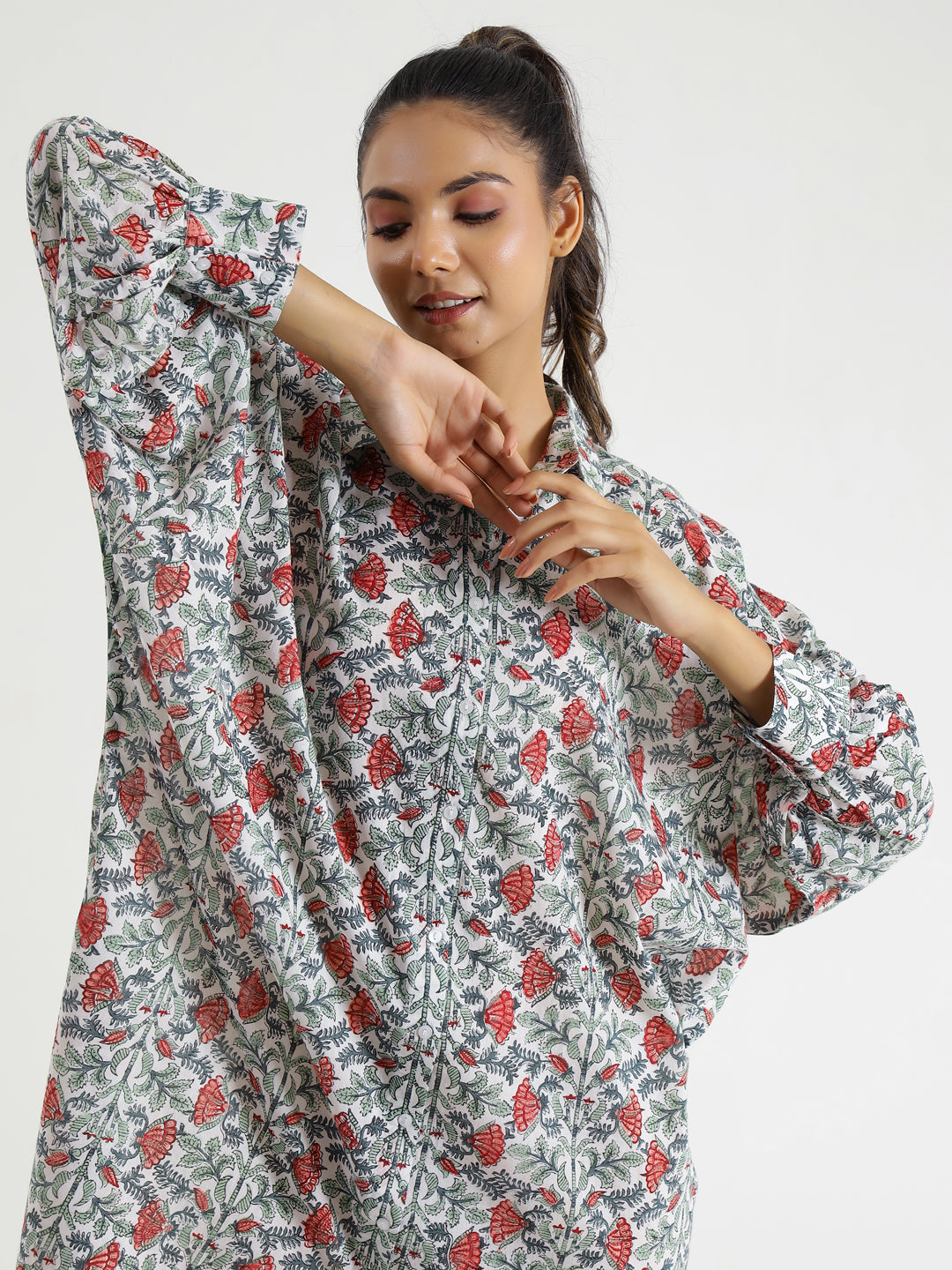 FLORA Cotton NIGHT Dress