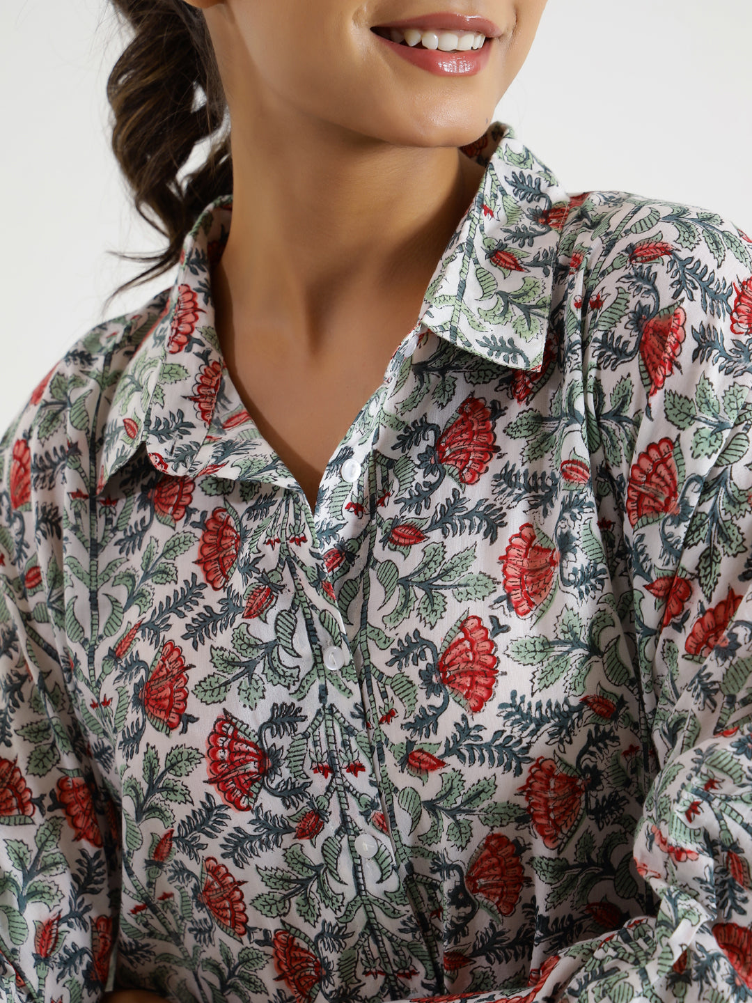 FLORA Cotton NIGHT Dress