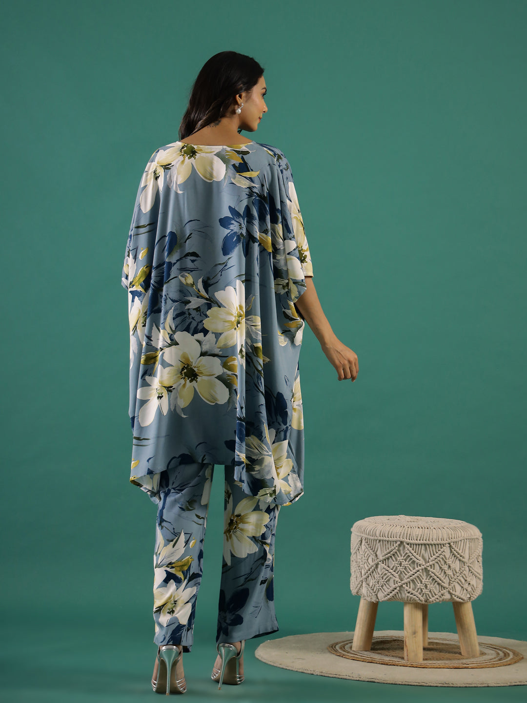 Flower Print Cotton Co-ord Set