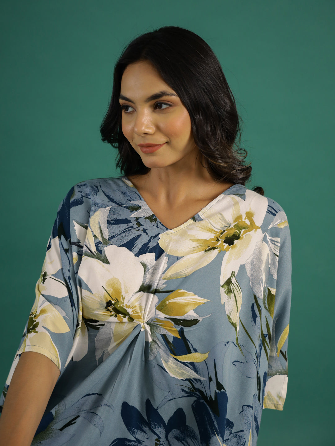 Flower Print Cotton Co-ord Set