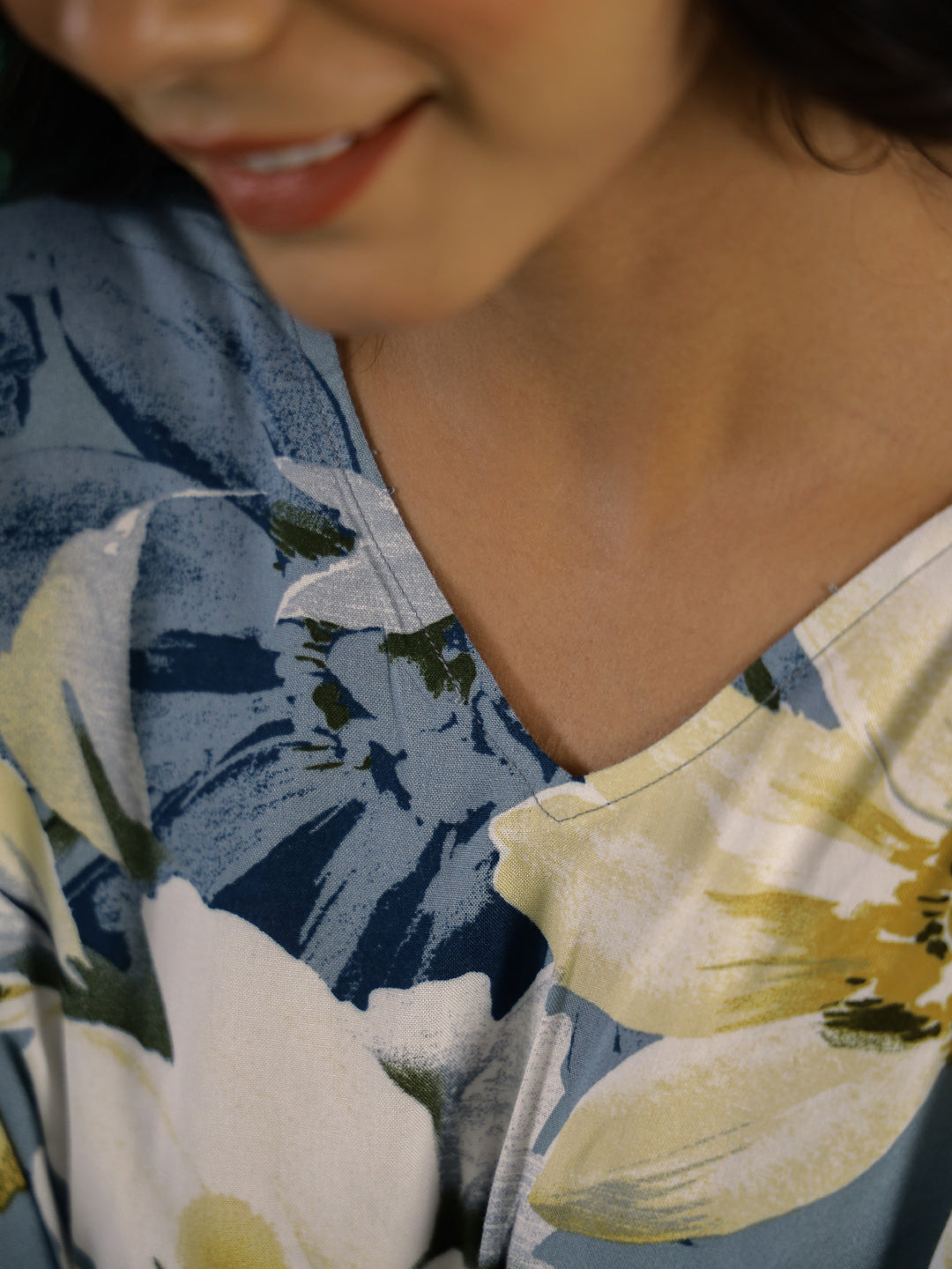 Flower Print Cotton Co-ord Set