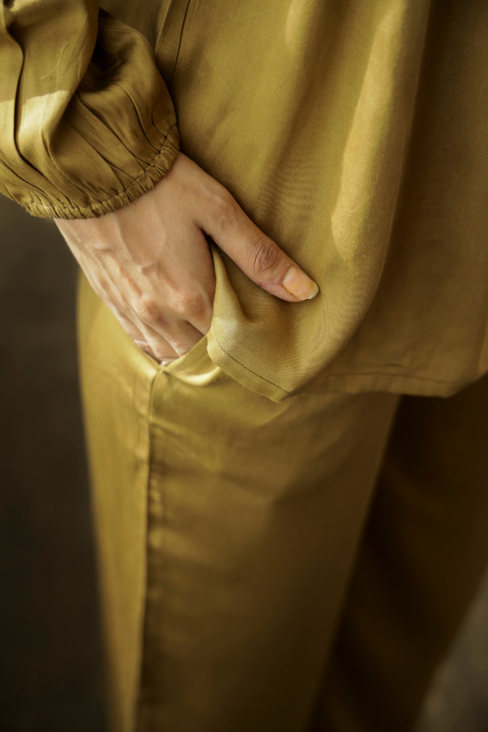 Olive Modal Co-ord Set