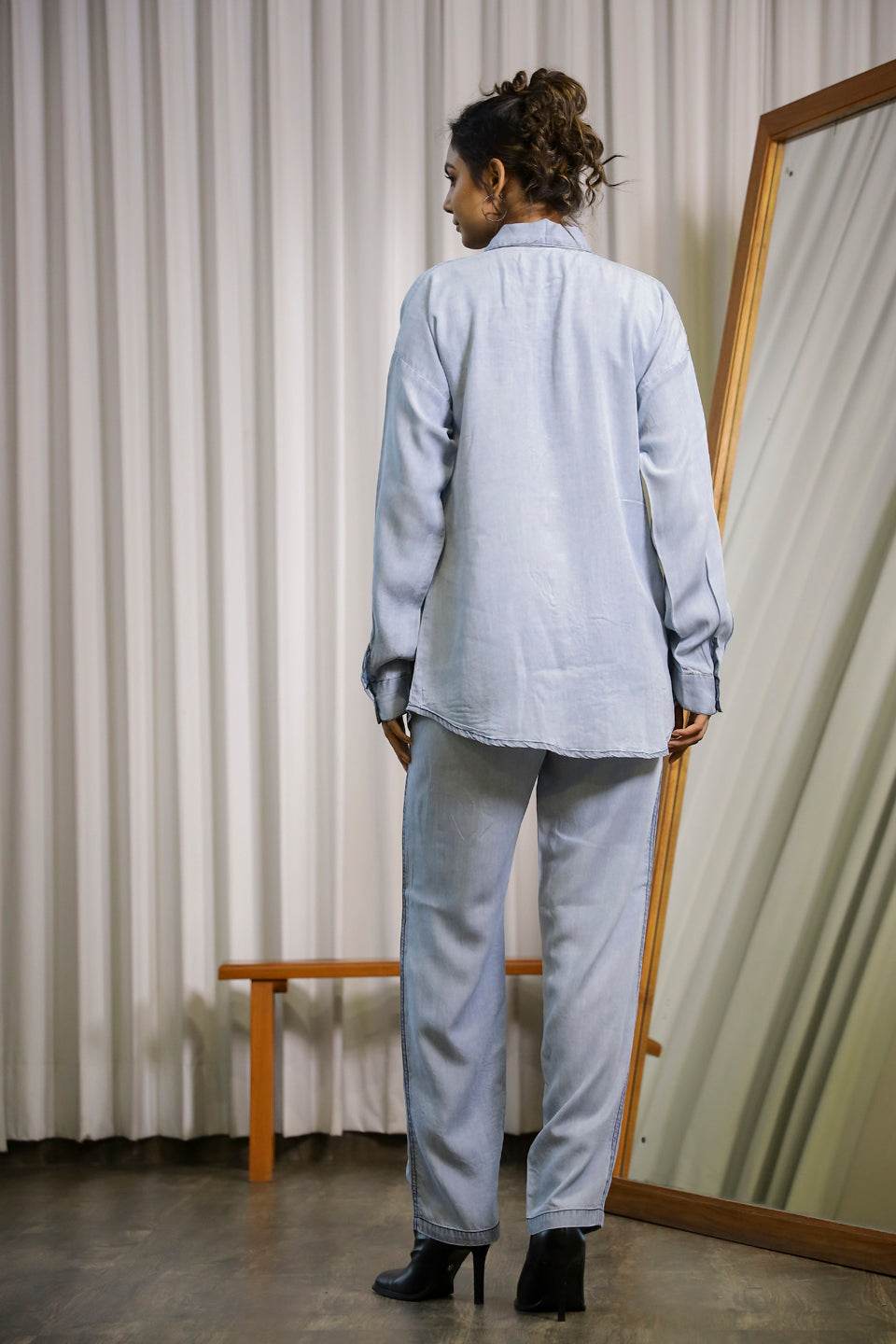 Light Blue Denim Co-Ord Set