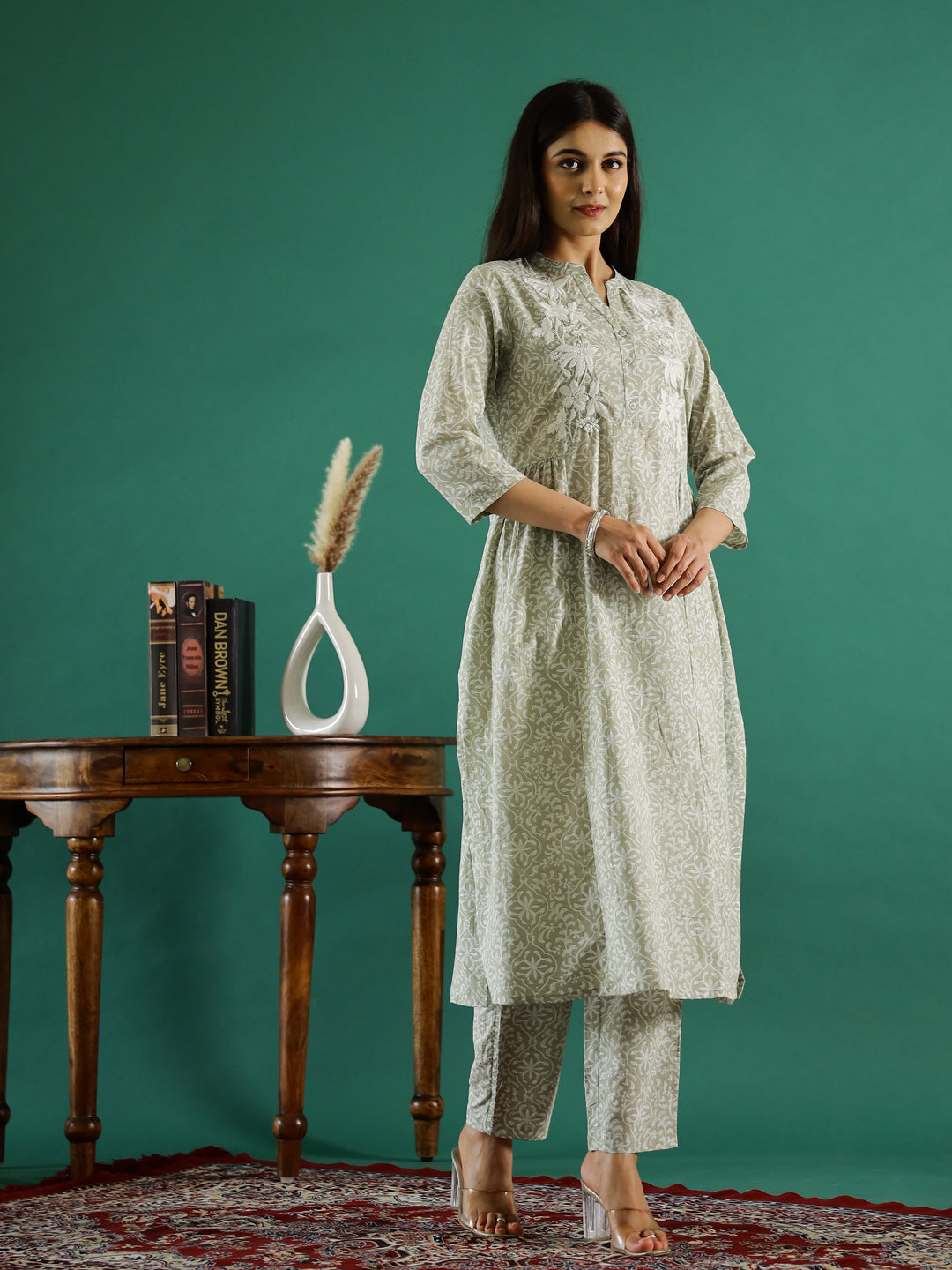 Floral Printed Kurta Set