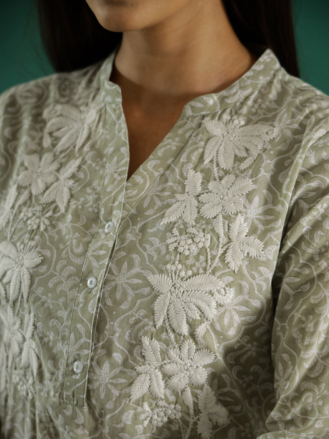 Floral Printed Kurta Set