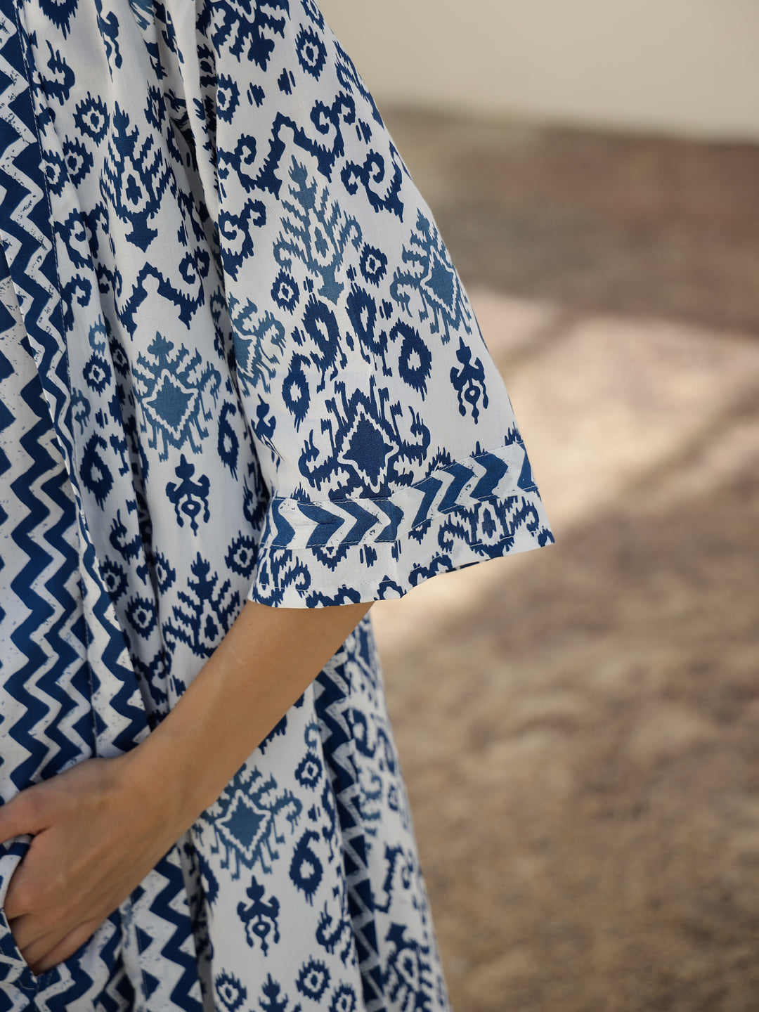 Set of 3 Geometric Print Night Suit