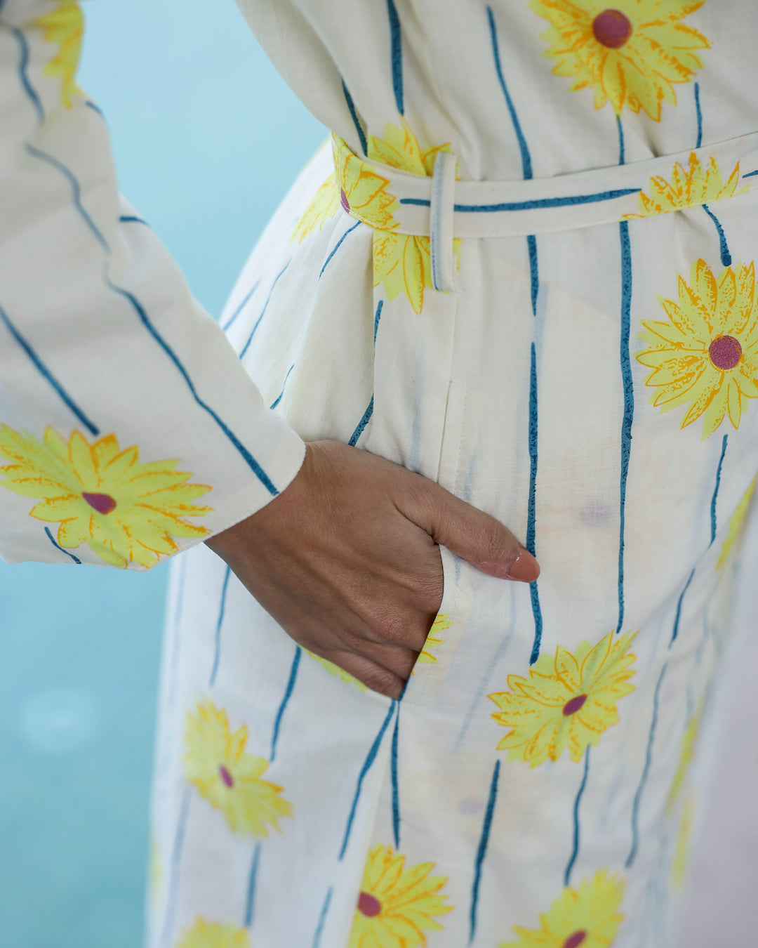 Cotton Off White Towel Bath Robe - SanskrutiHomes