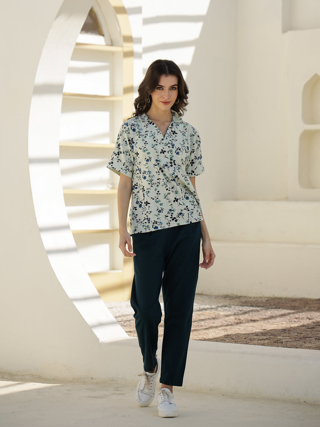 Floral Printed Co-Ord Set For Women