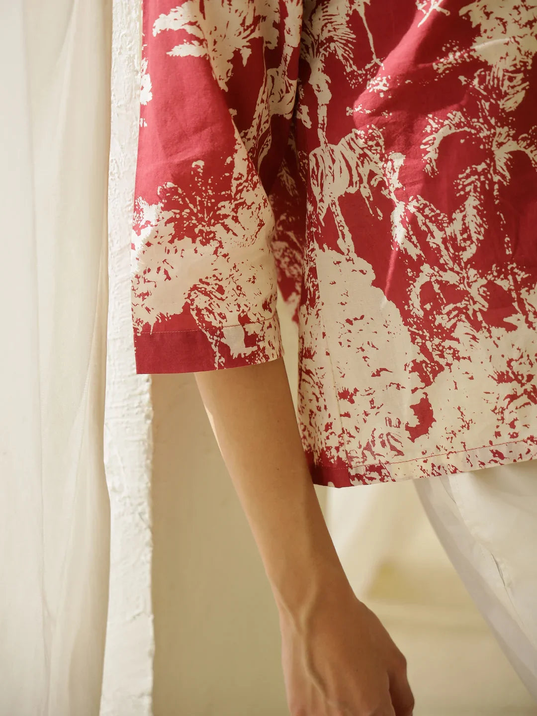 Animal Print Viscose Rayon Night Suit - SanskrutiHomes