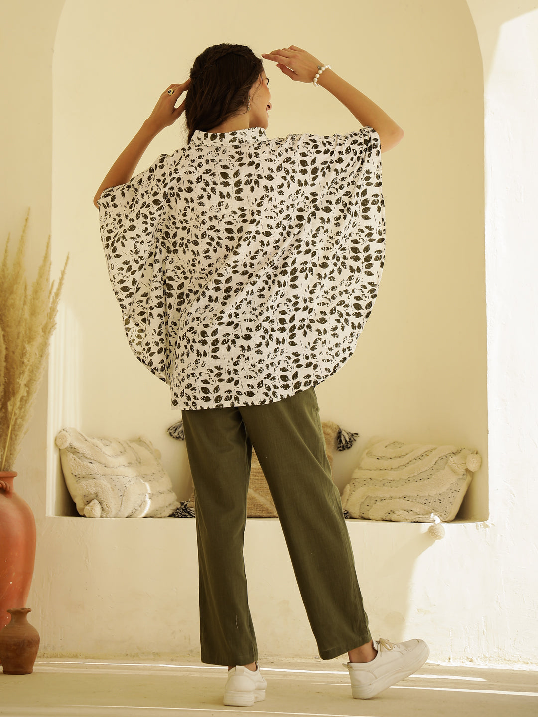 Leaf Printed Co-ords Set for Women