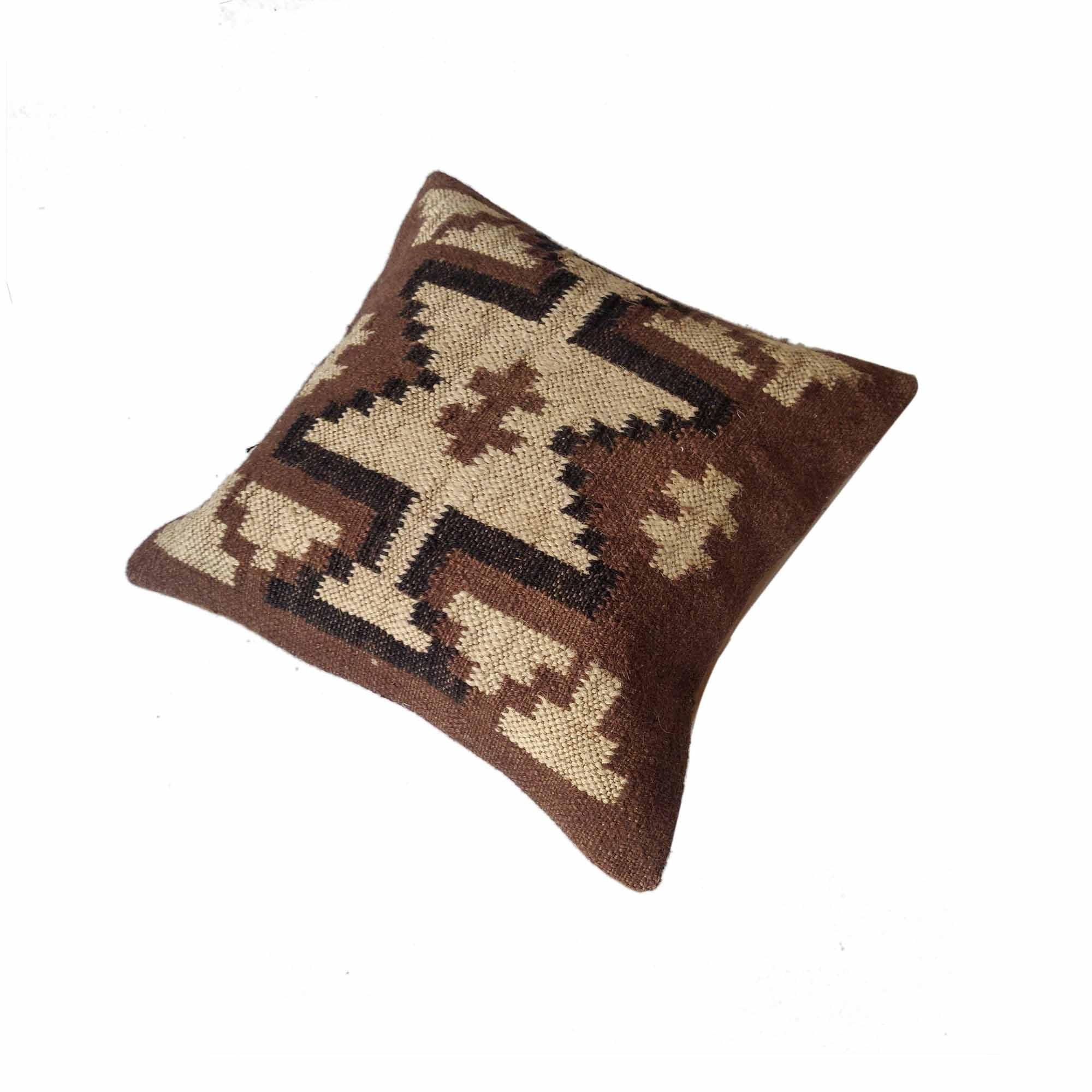Designer Handcrafted Jute Cushion Cover