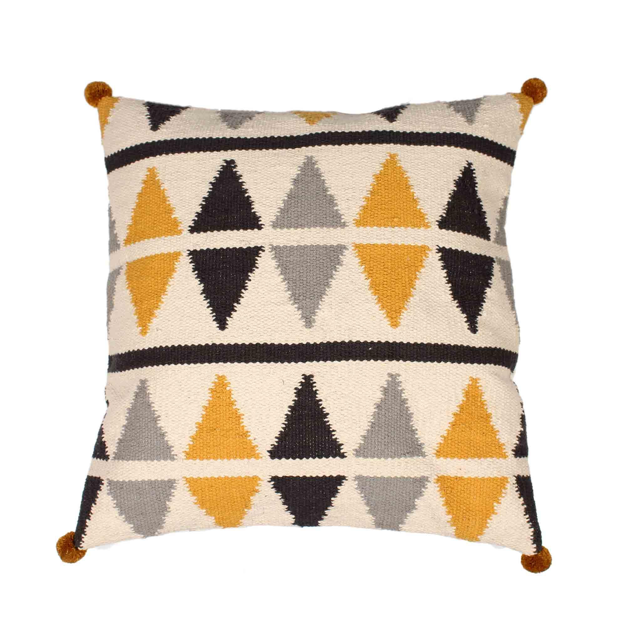 Multicolour 100% Cotton Cushion Covers. - SanskrutiHomes
