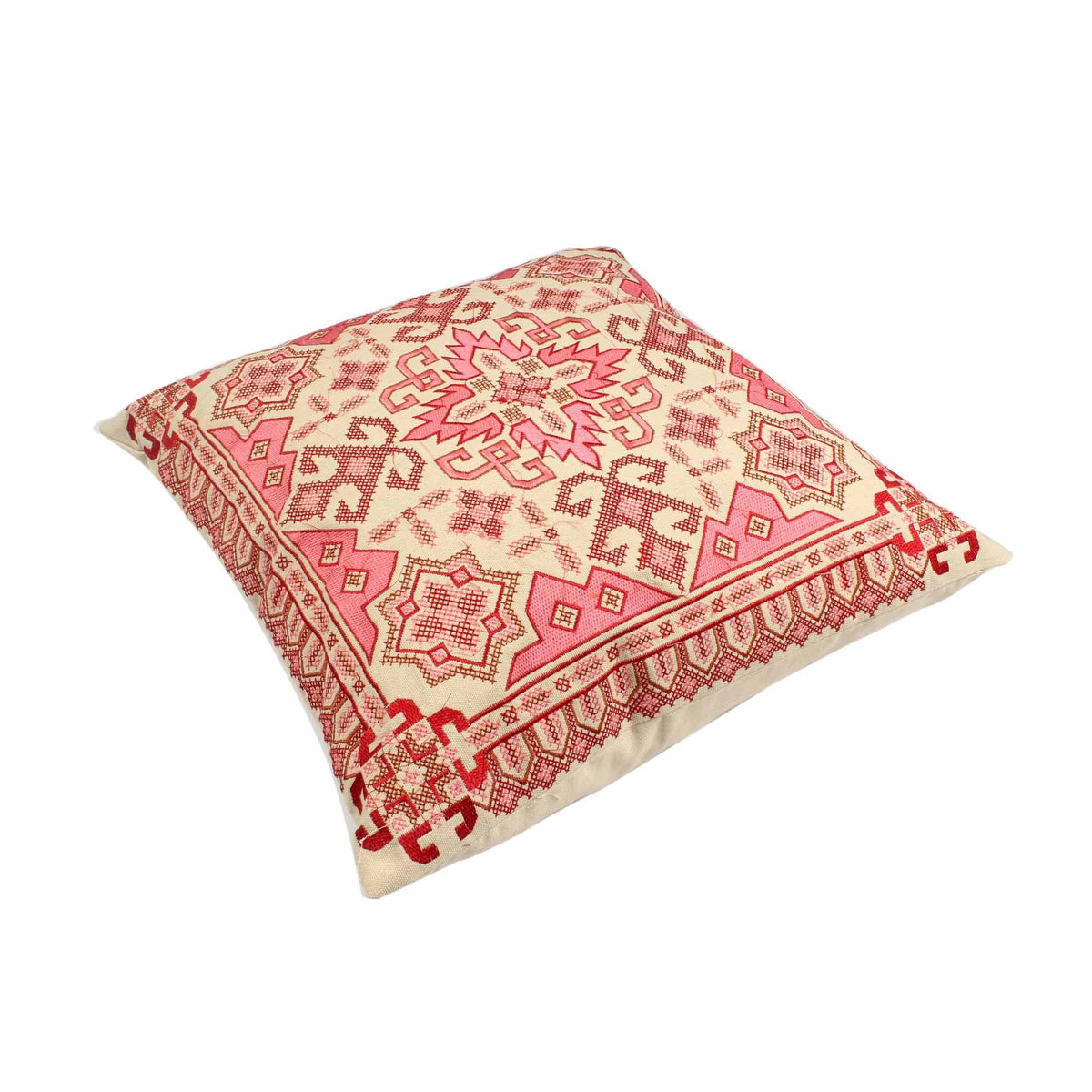 Multi-Color Hand-Made Cotton Cushion Cover