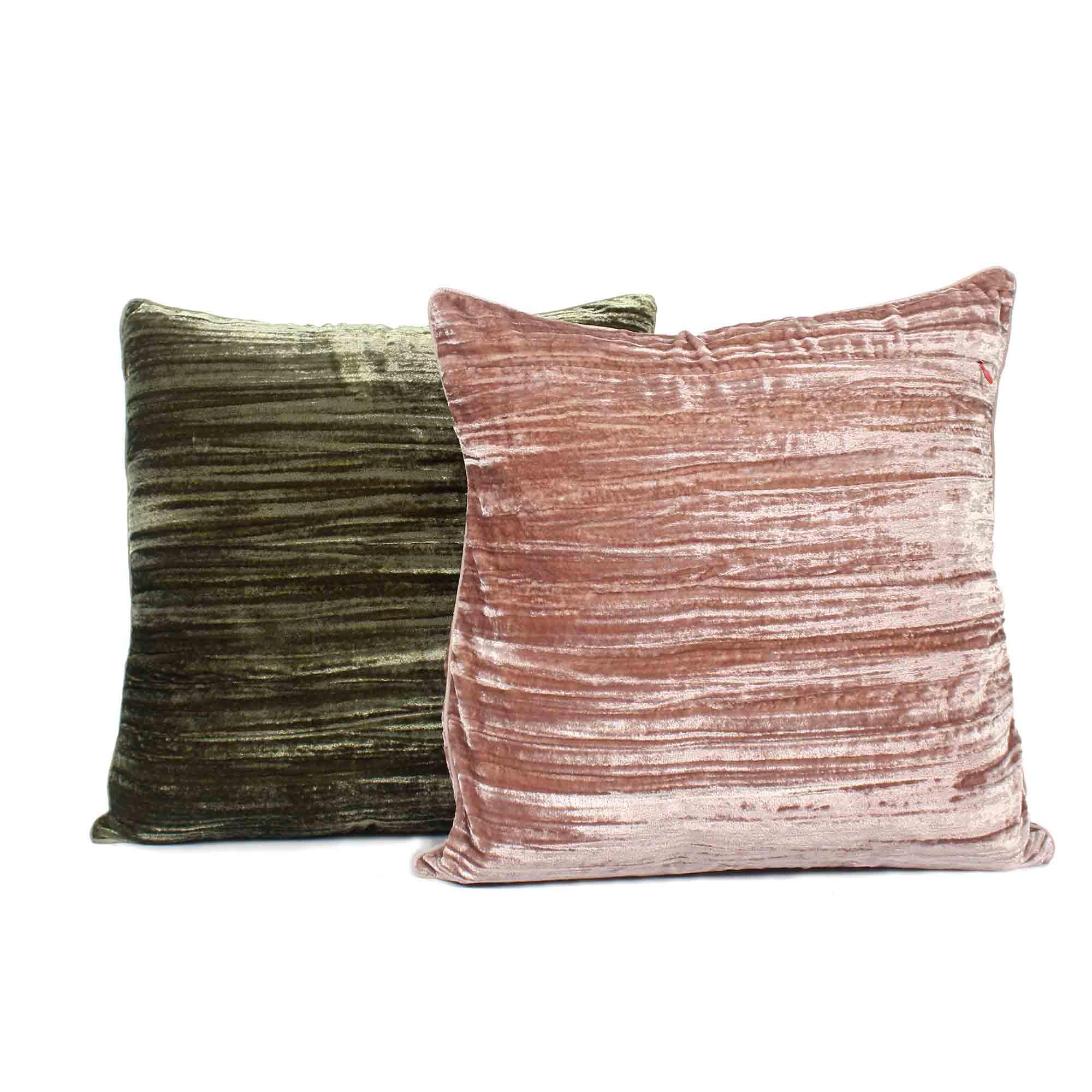 Set Of 2 Velvet Cushion Covers