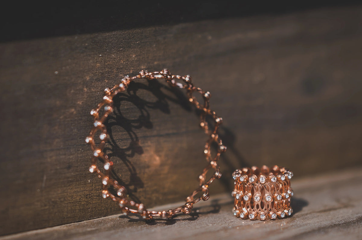 Rose Gold Supple Bracelet - SanskrutiHomes