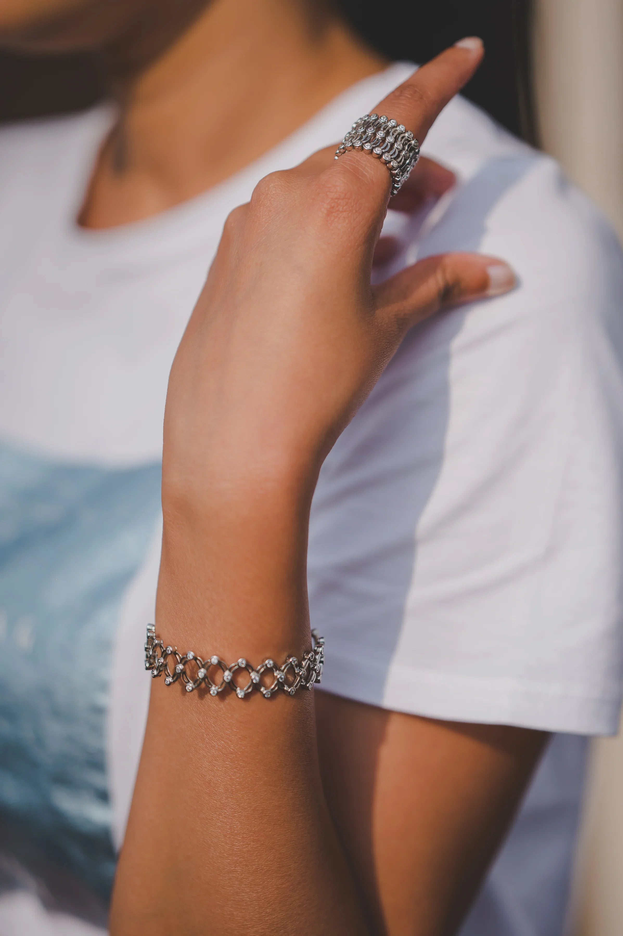 Silver Supple Bracelet - SanskrutiHomes