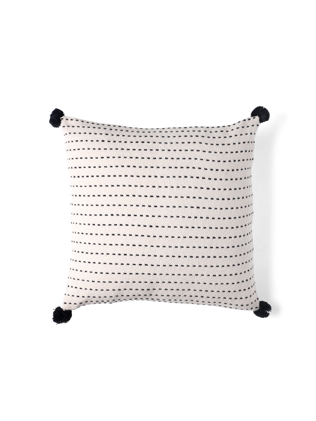 Off White 100% Cotton Cushion Cover
