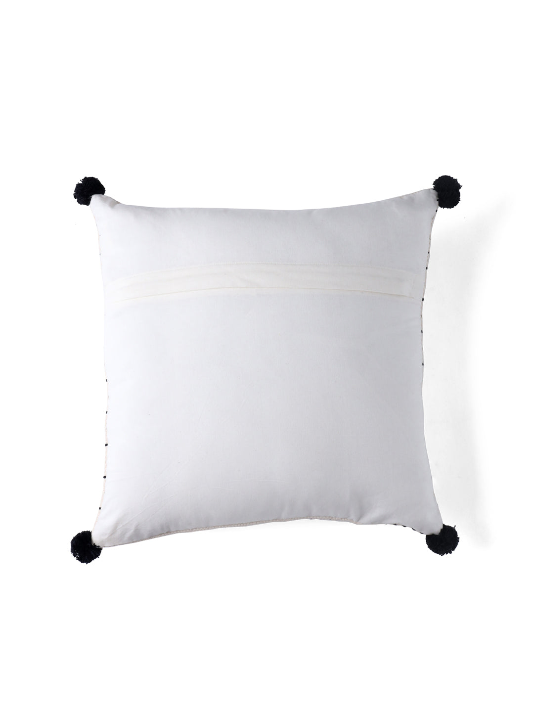 Off White 100% Cotton Cushion Cover