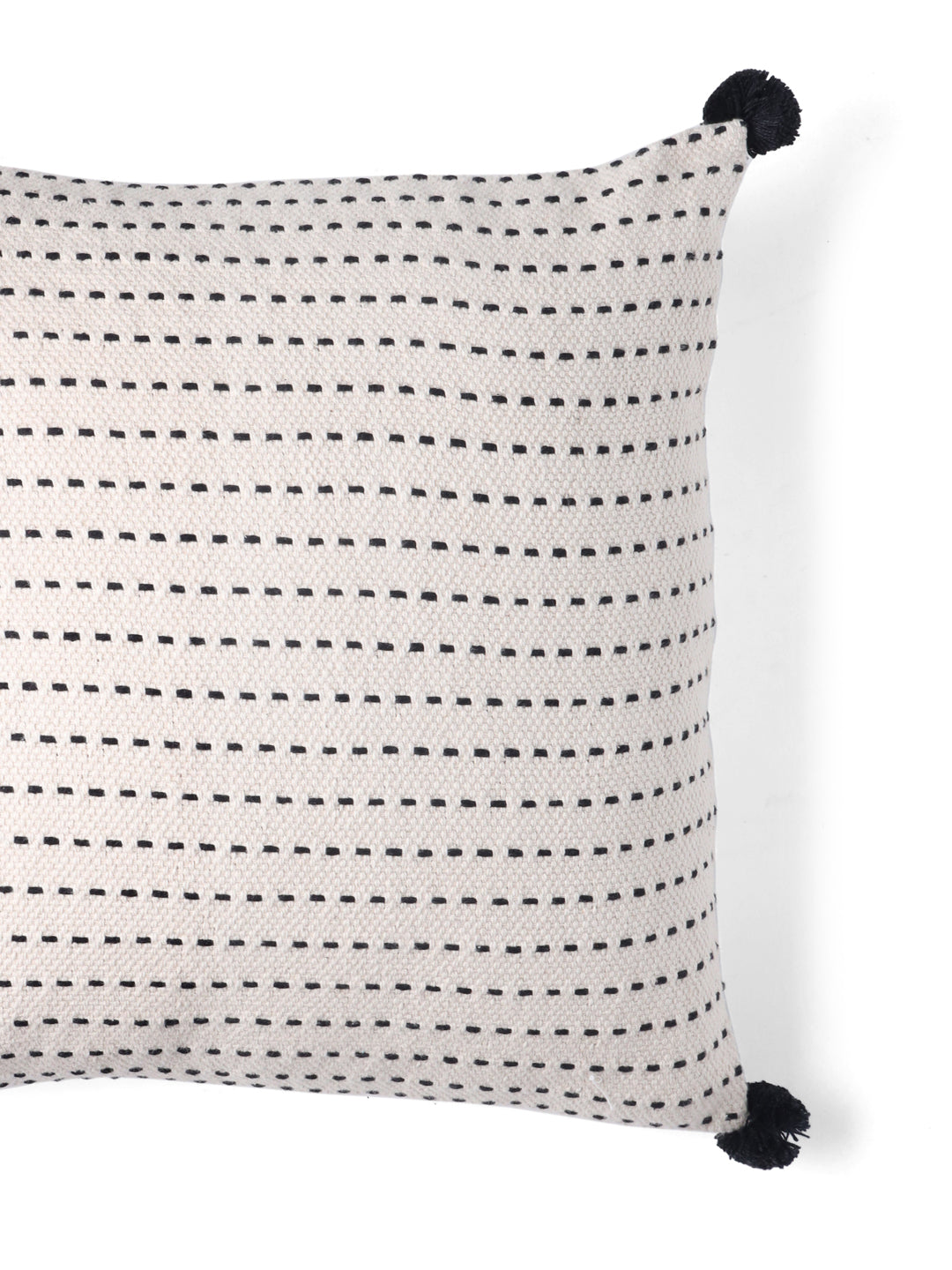 Off White 100% Cotton Cushion Cover