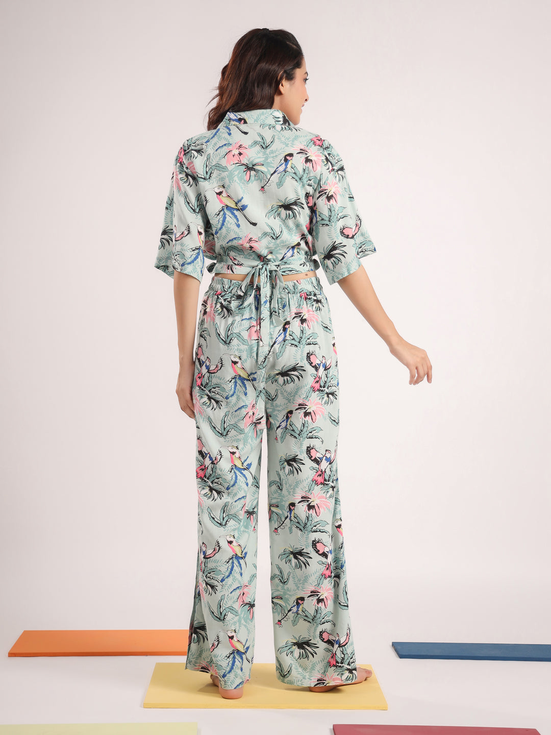 Printed Pure Cotton Night Suit