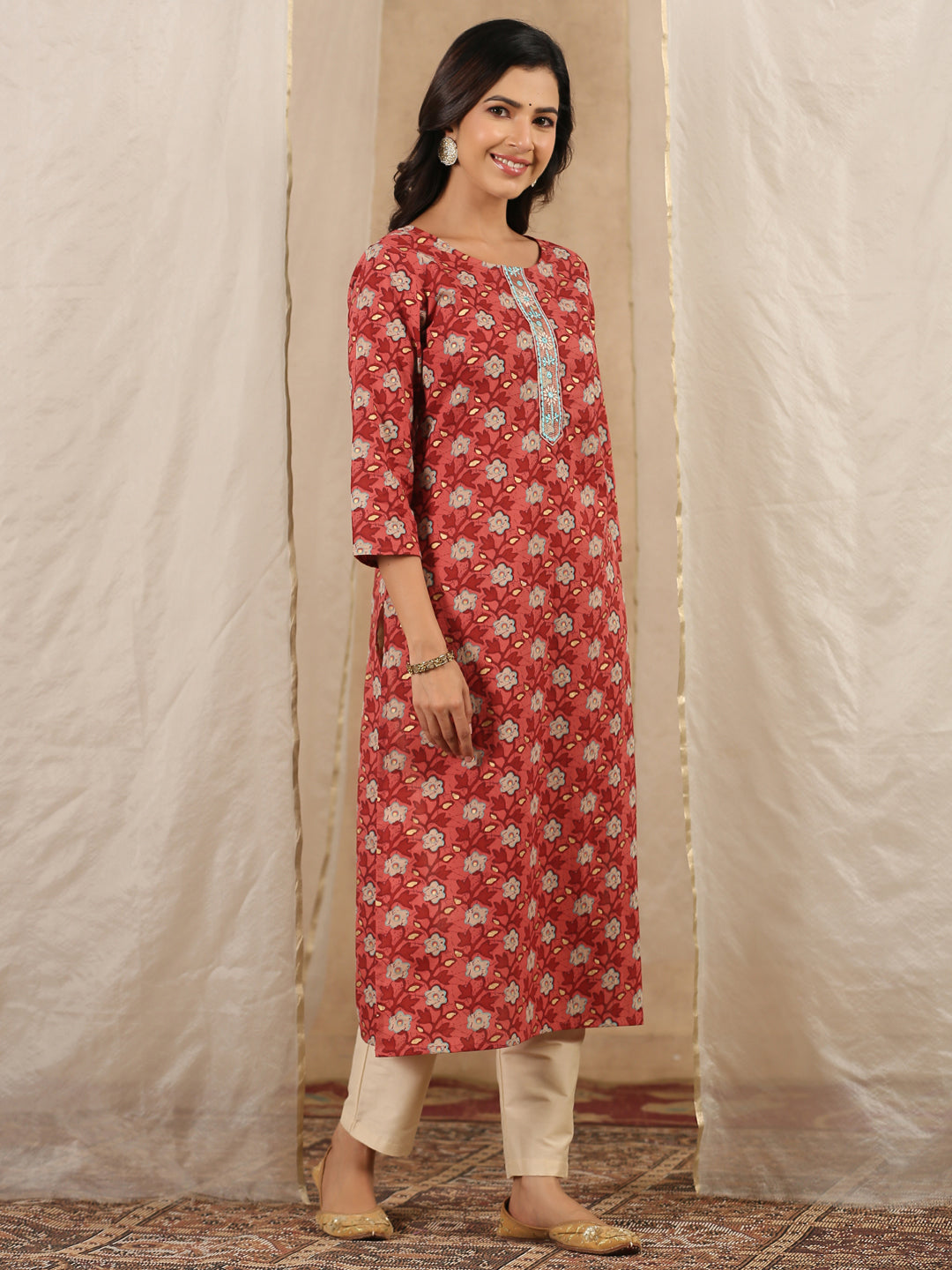 Women Pure Cotton Kurta