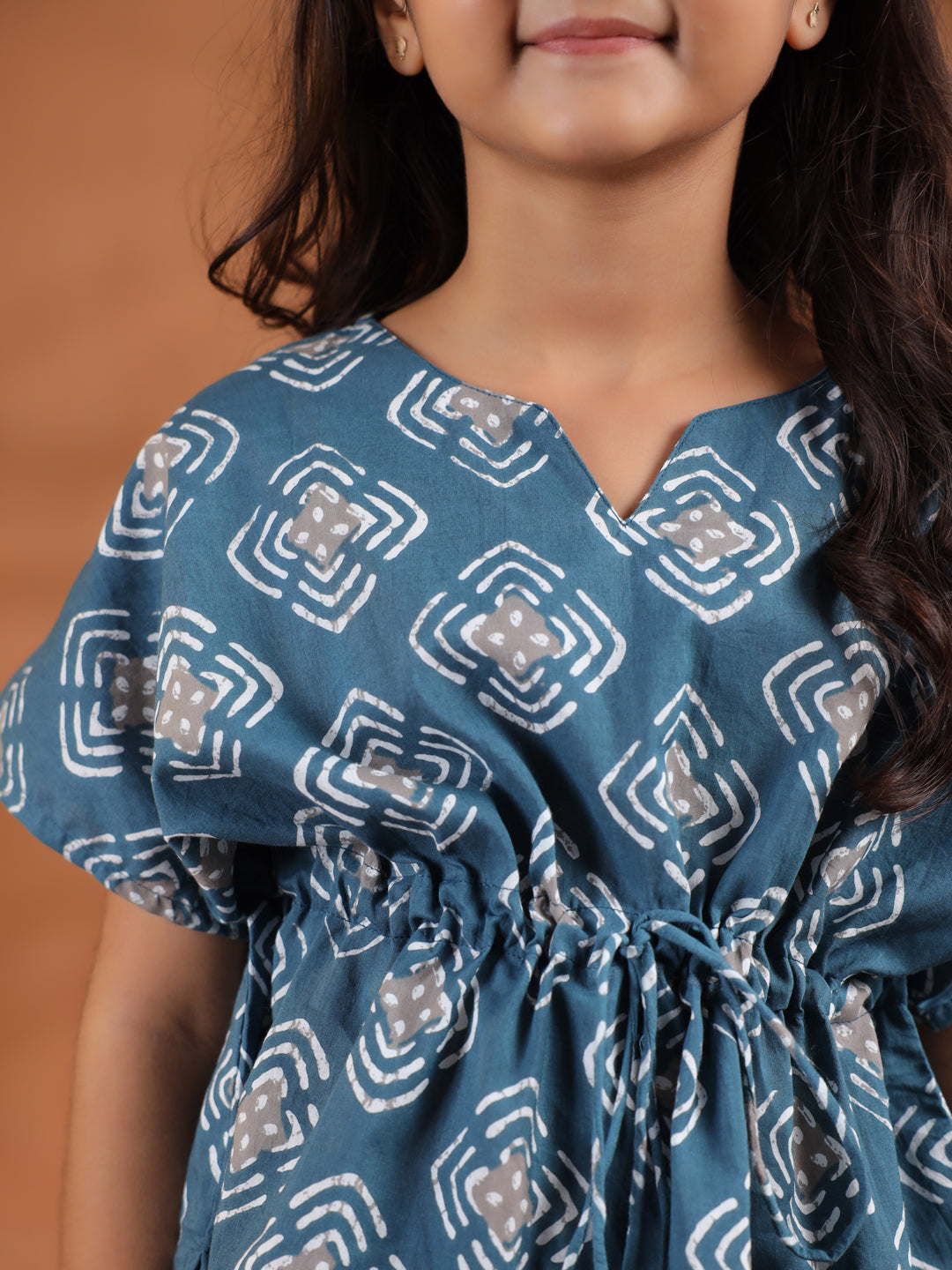 Geometric Print Kids Night Suit Set - SanskrutiHomes