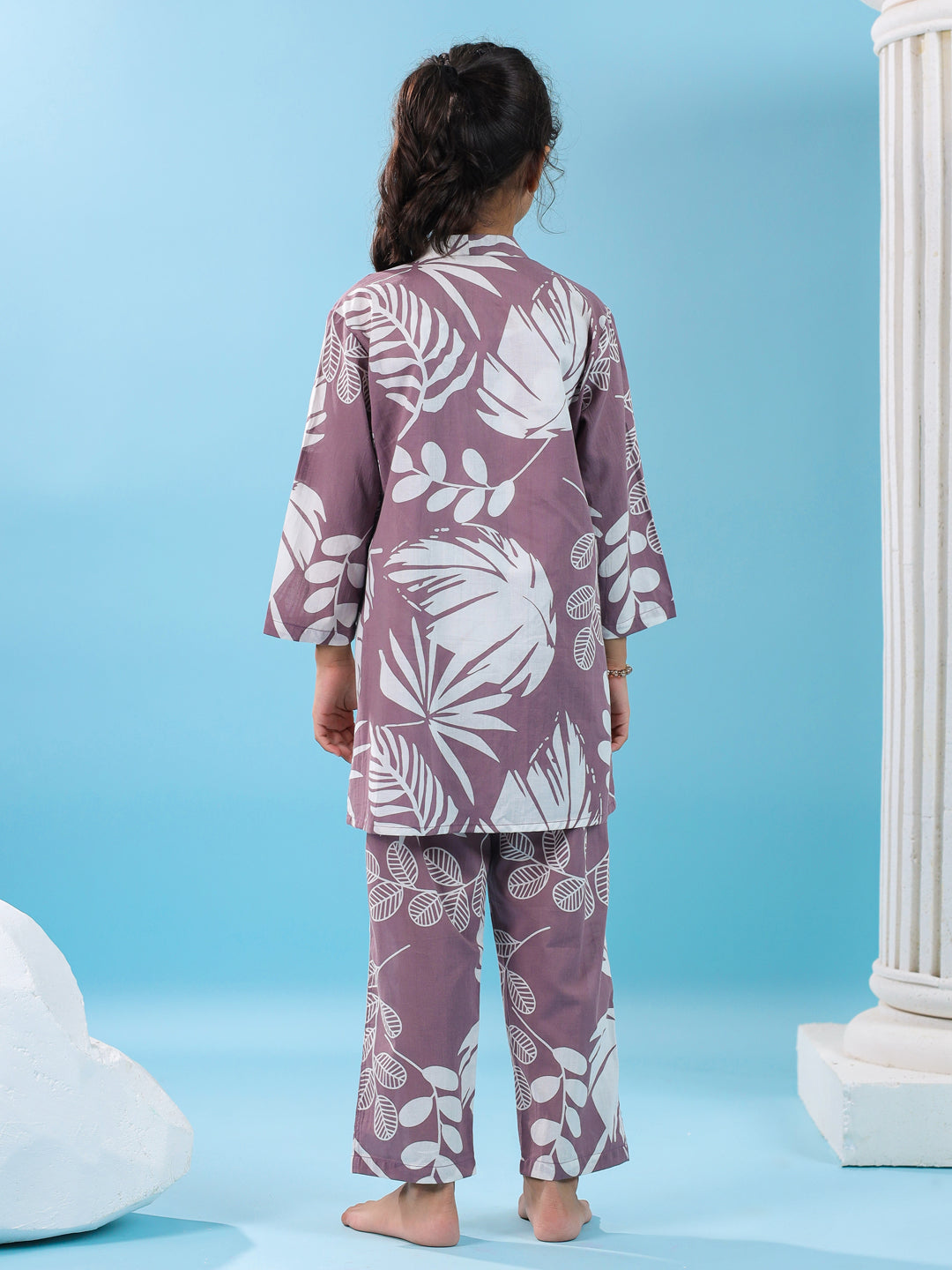 Set of 3 Cotton Night Suit Set for Kids - SanskrutiHomes