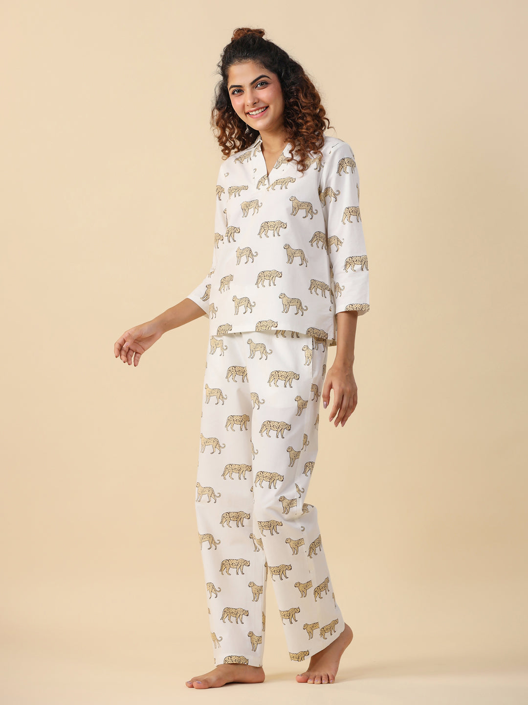 Leopard cotton Sleep set