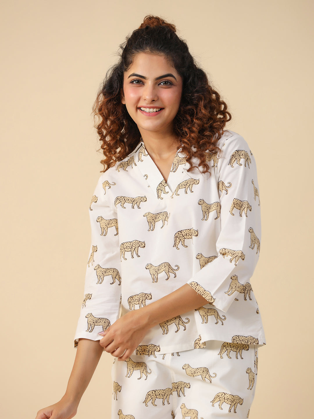 Leopard cotton Sleep set