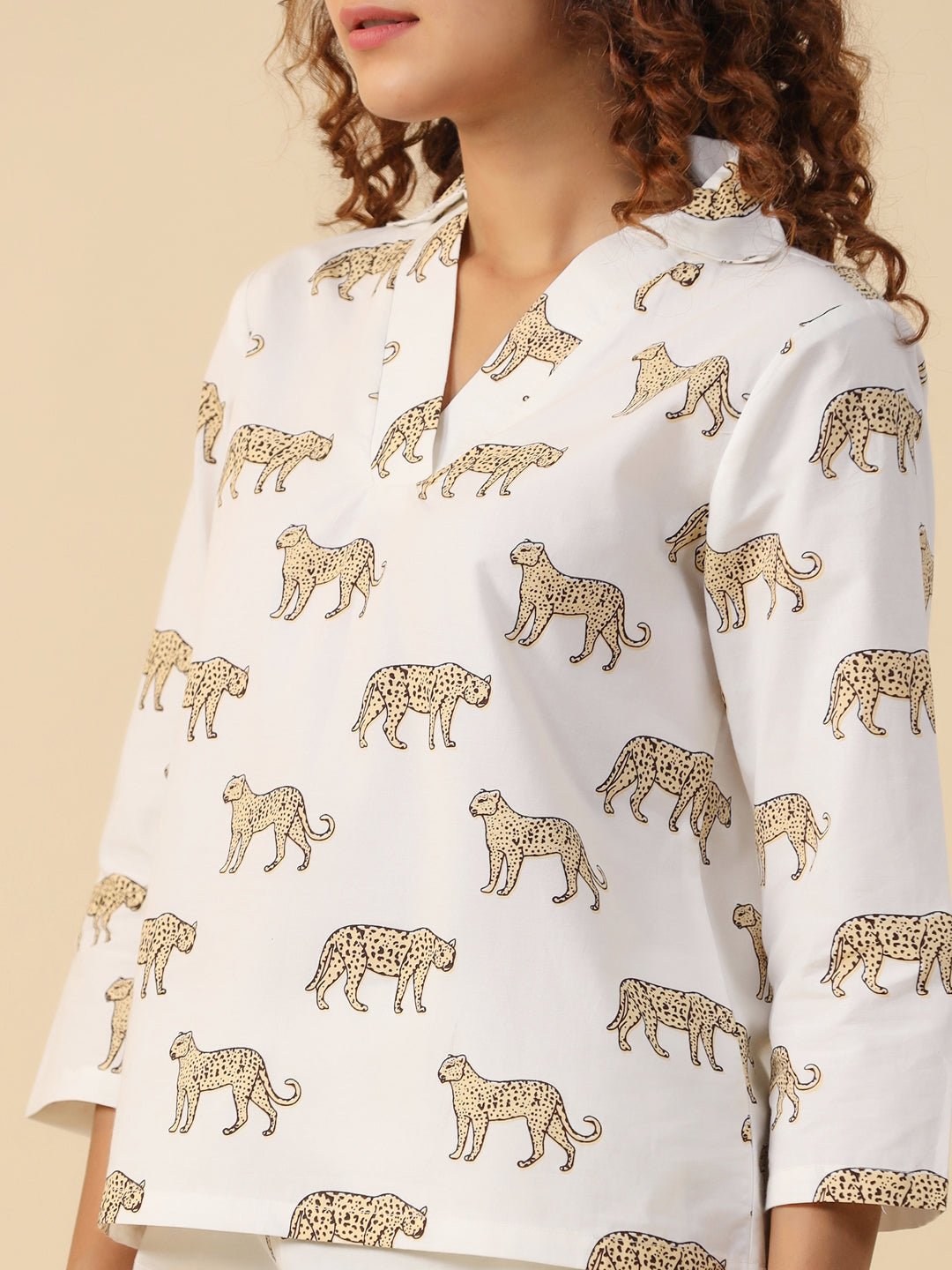 Leopard cotton Sleep set