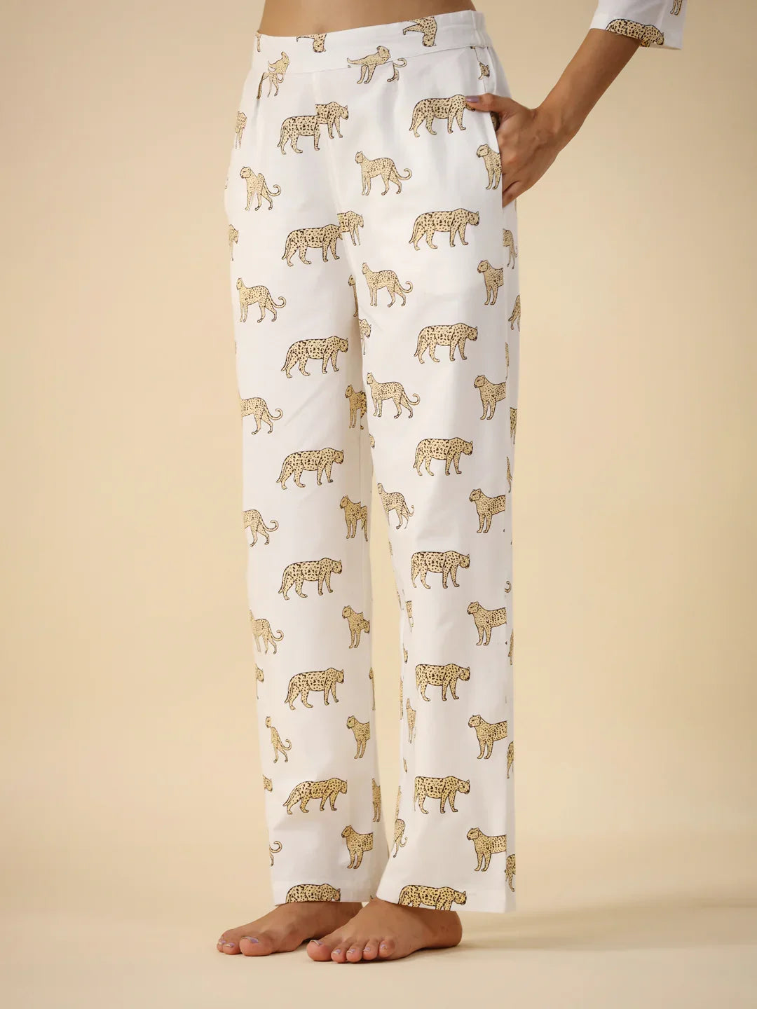 Leopard cotton Sleep set - SanskrutiHomes