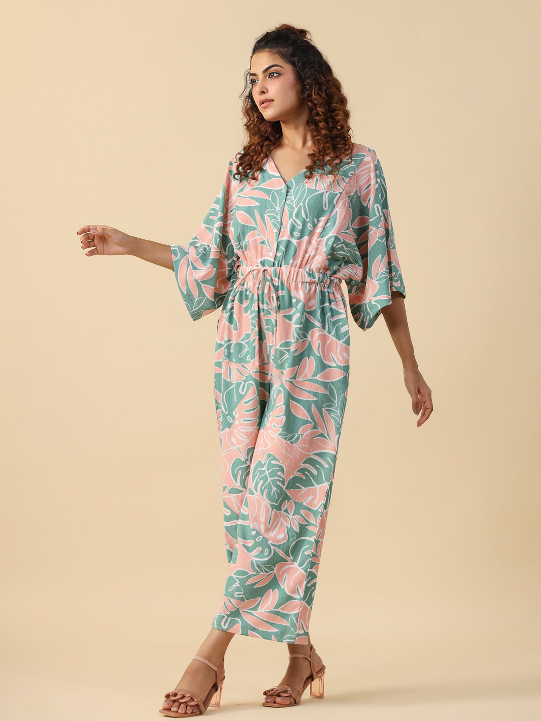 Printed jumpsuit loungewear