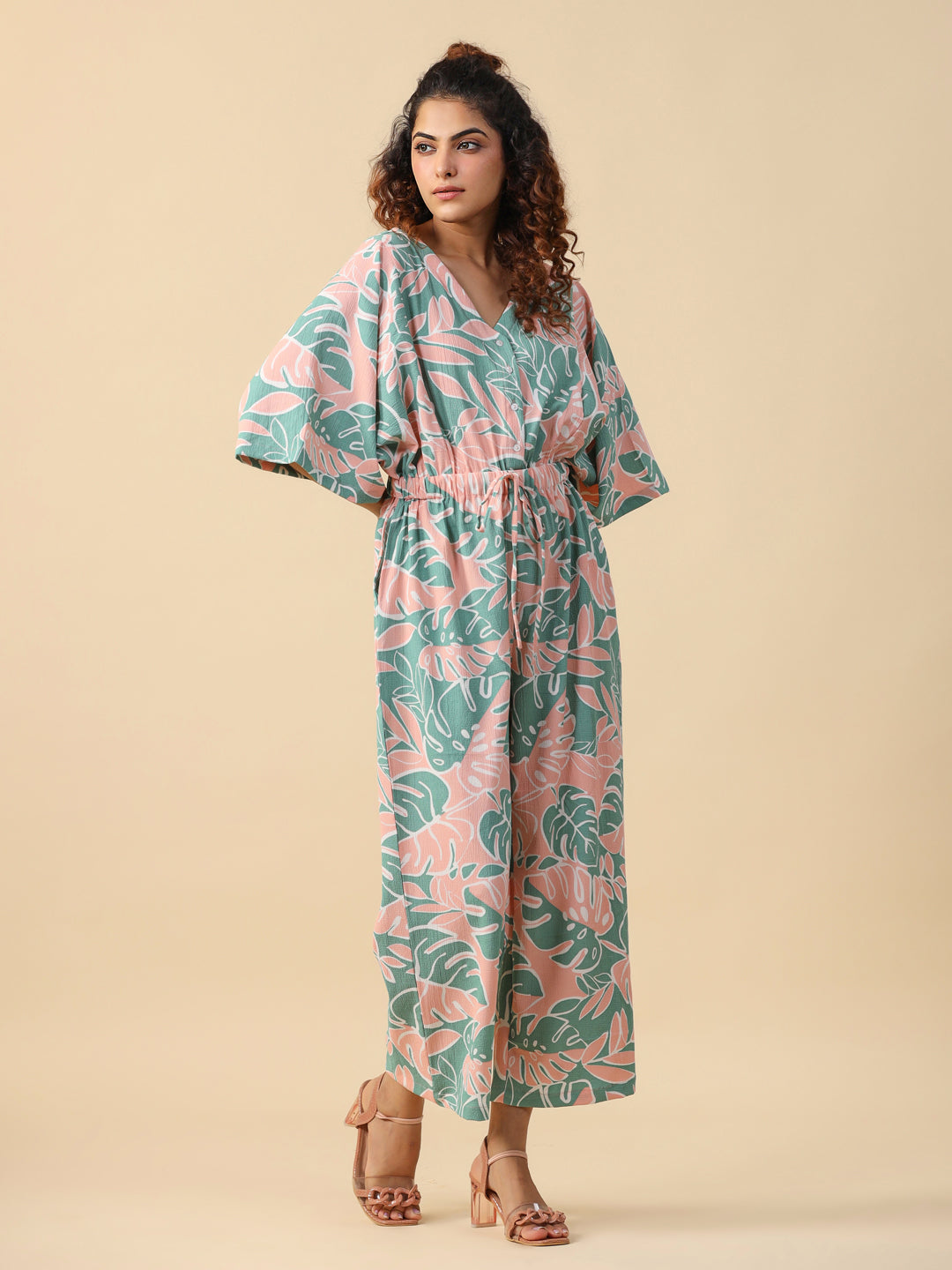 Printed jumpsuit loungewear