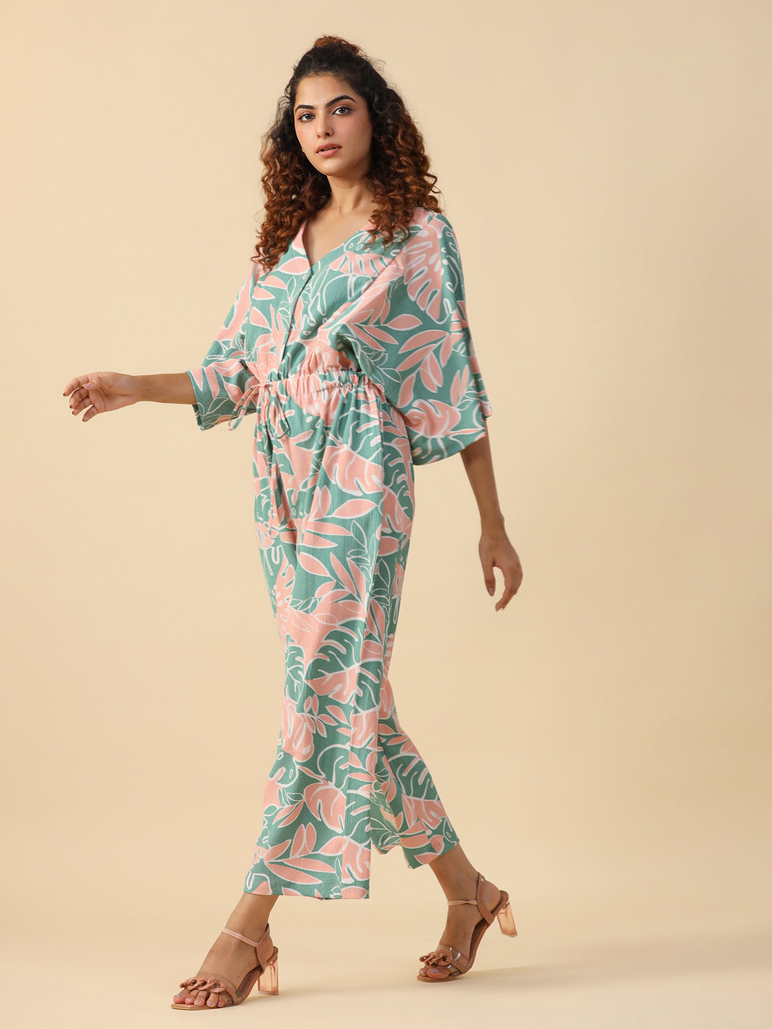 Printed jumpsuit loungewear
