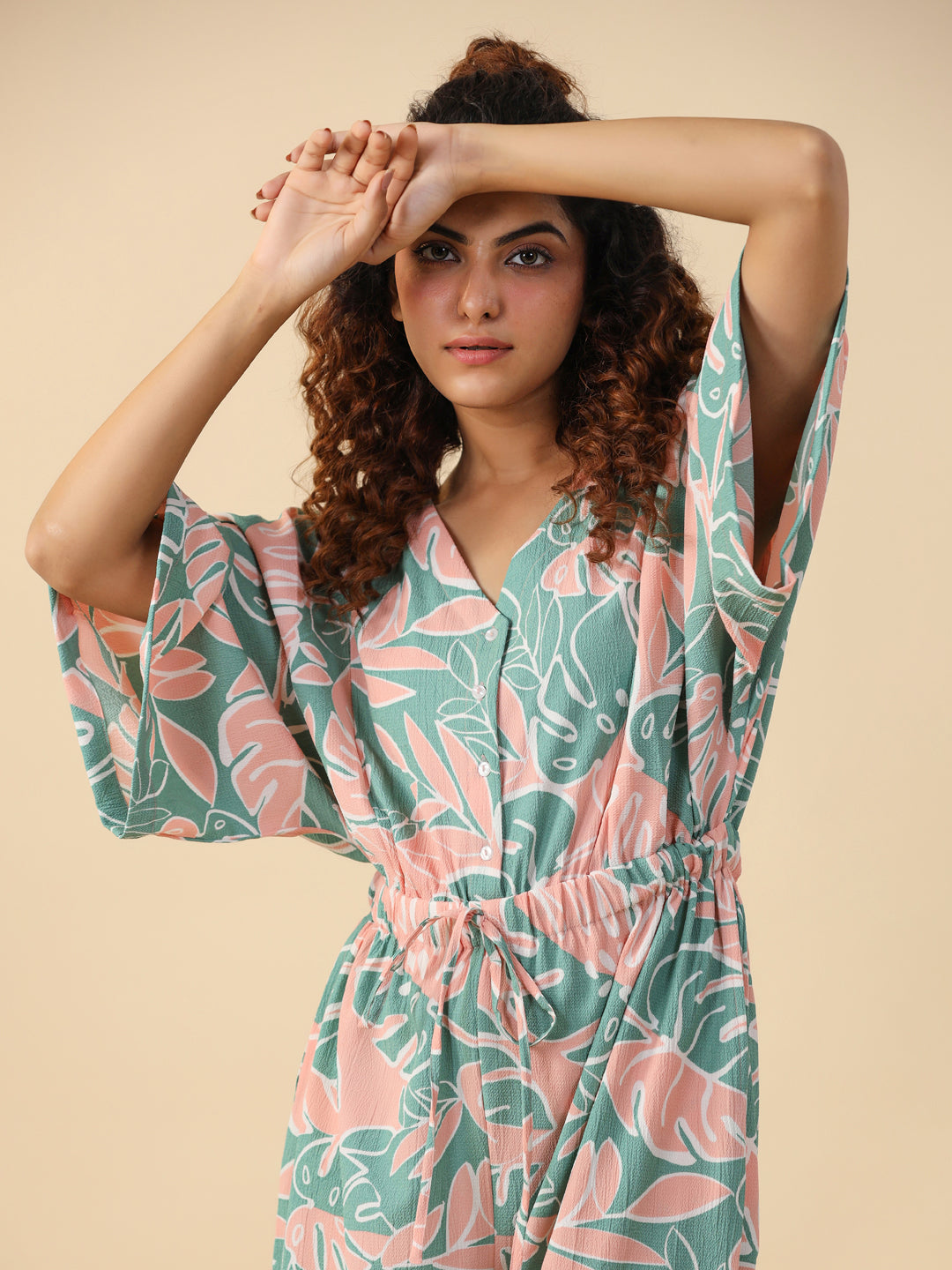 Printed jumpsuit loungewear