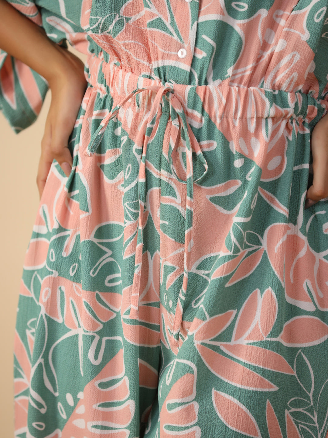 Printed jumpsuit loungewear