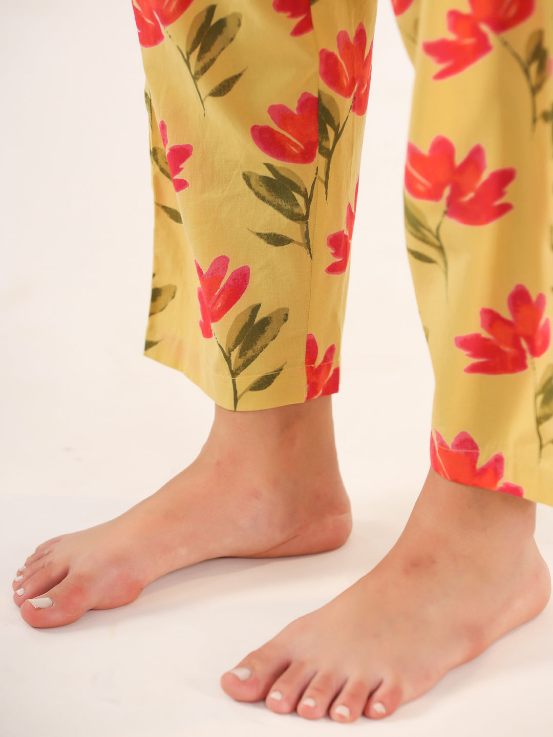 TULIP PRINT Cotton Night SUIT