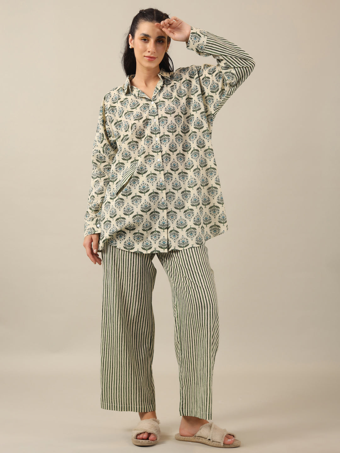 Duo Print loose fit Loungewear Set