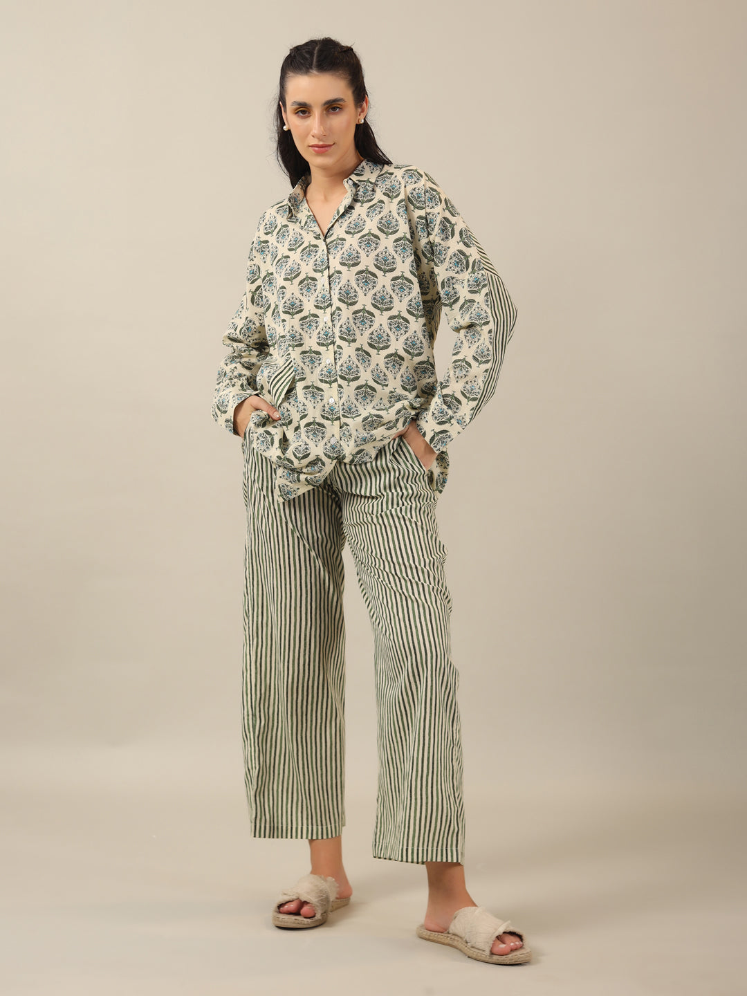 Duo Print loose fit Loungewear Set
