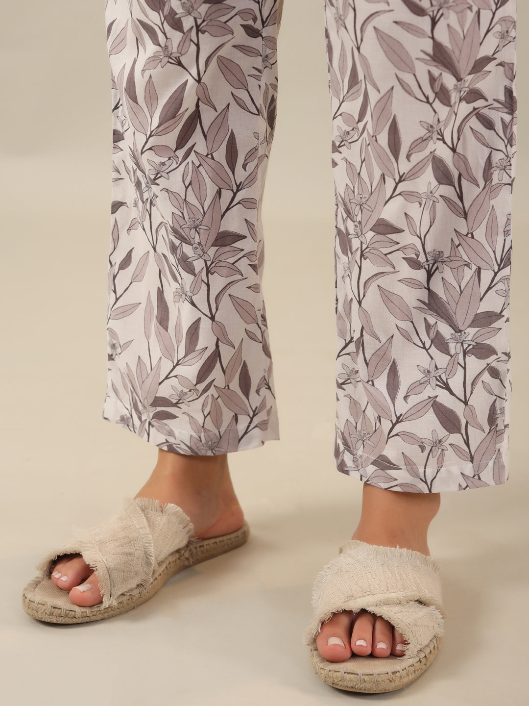 Bamboo leaf Cotton Night SUIT