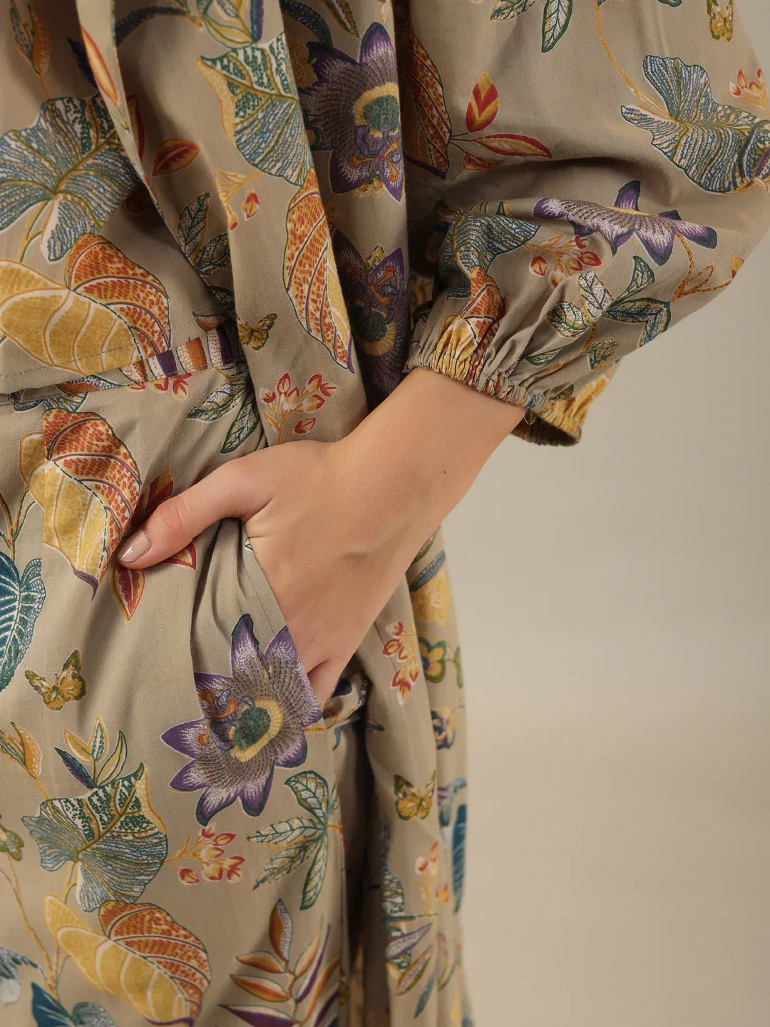 Collared 3 peice Co-ord set - SanskrutiHomes