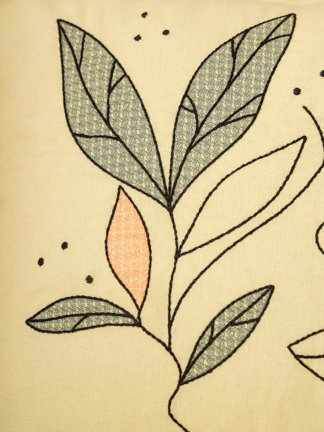 Minimalist Face Floral Cushion Cover