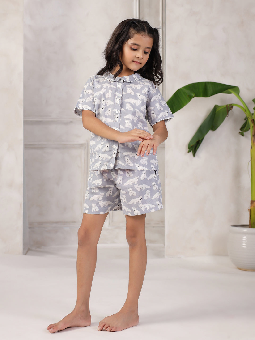 Cotton Printed Night Suit for Kids