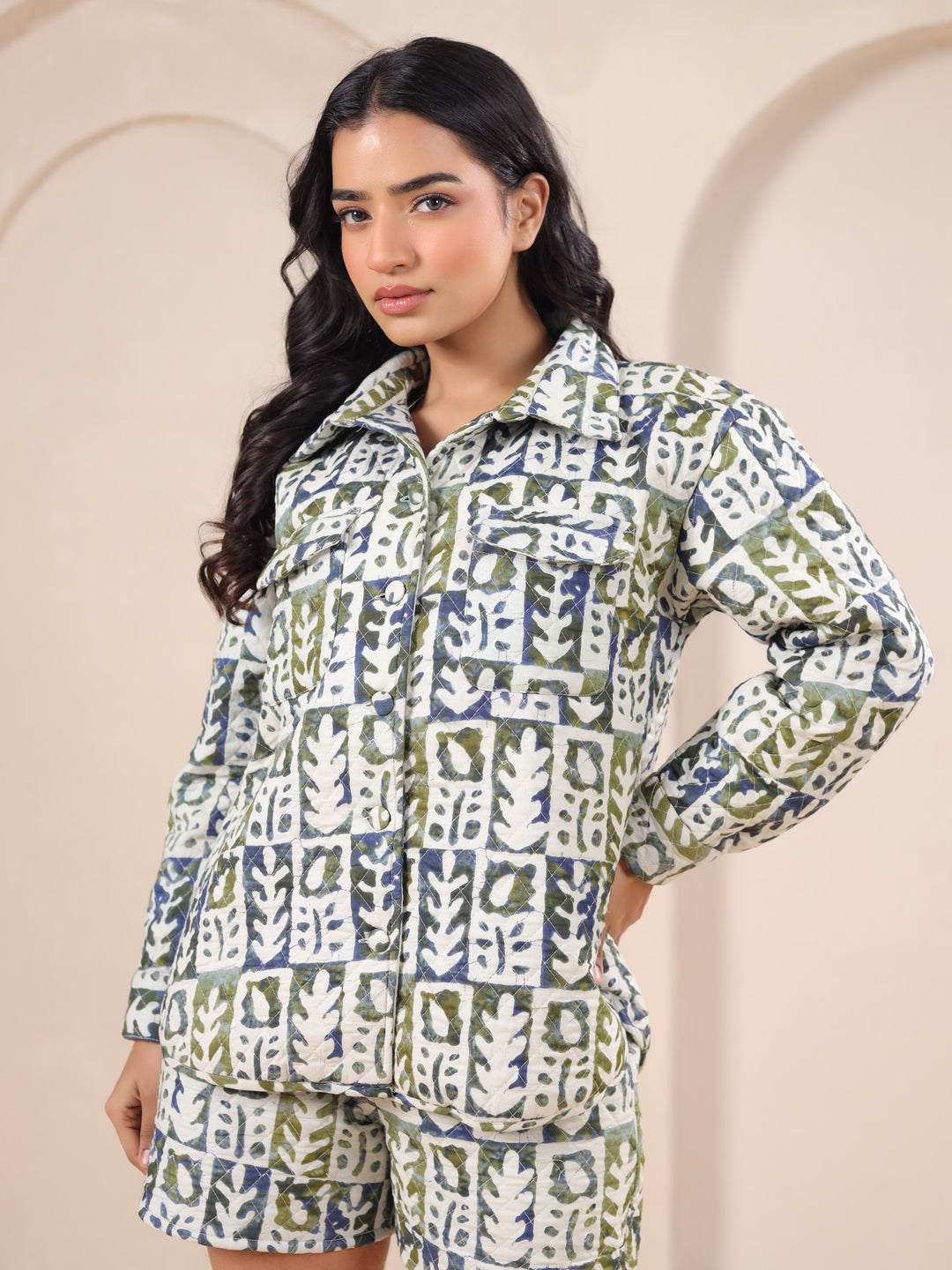 Multicolor Cotton Co-ords Set for Women