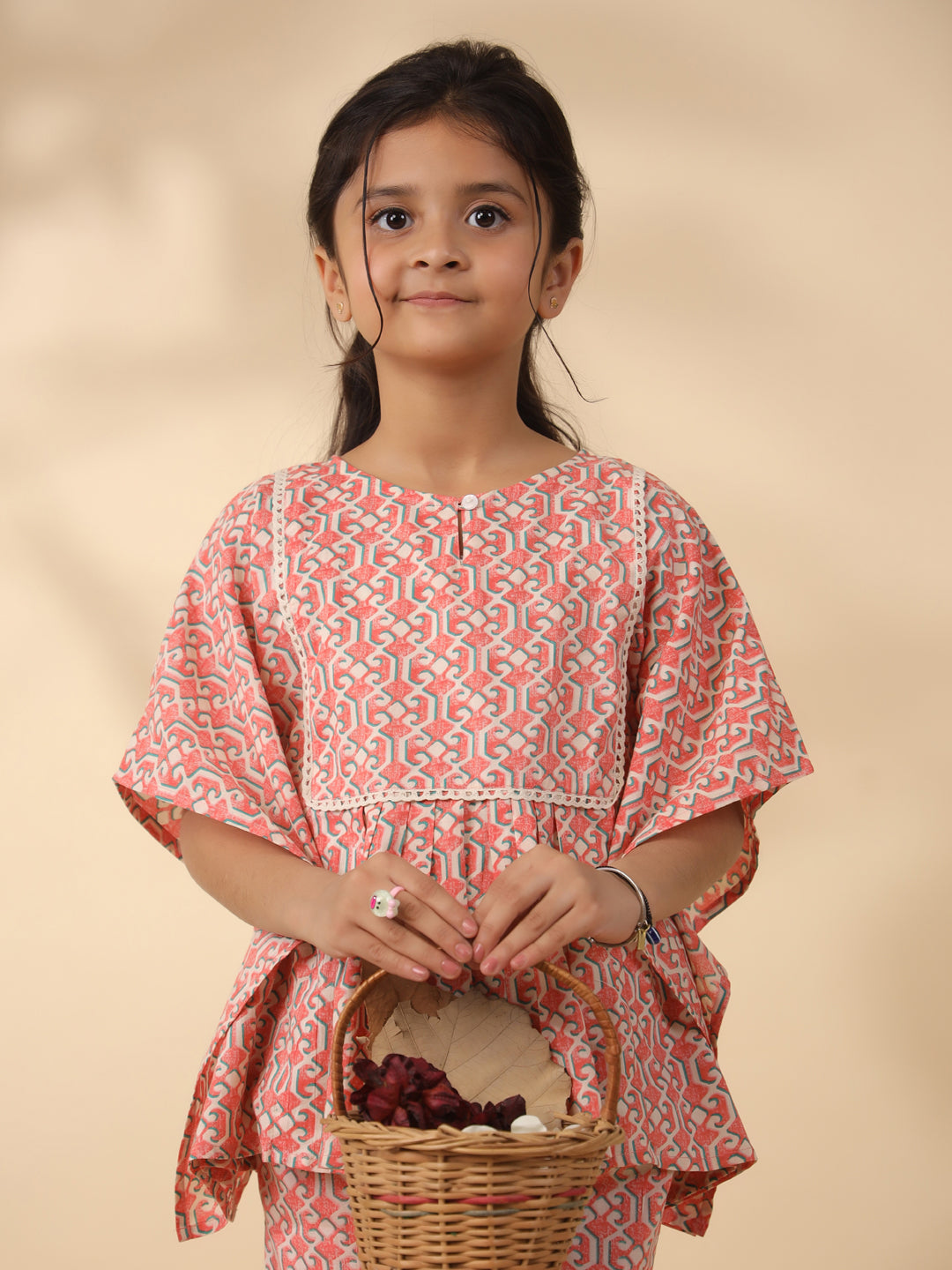 Kids Pure Cotton Rust Colour Printed Night suits - SanskrutiHomes