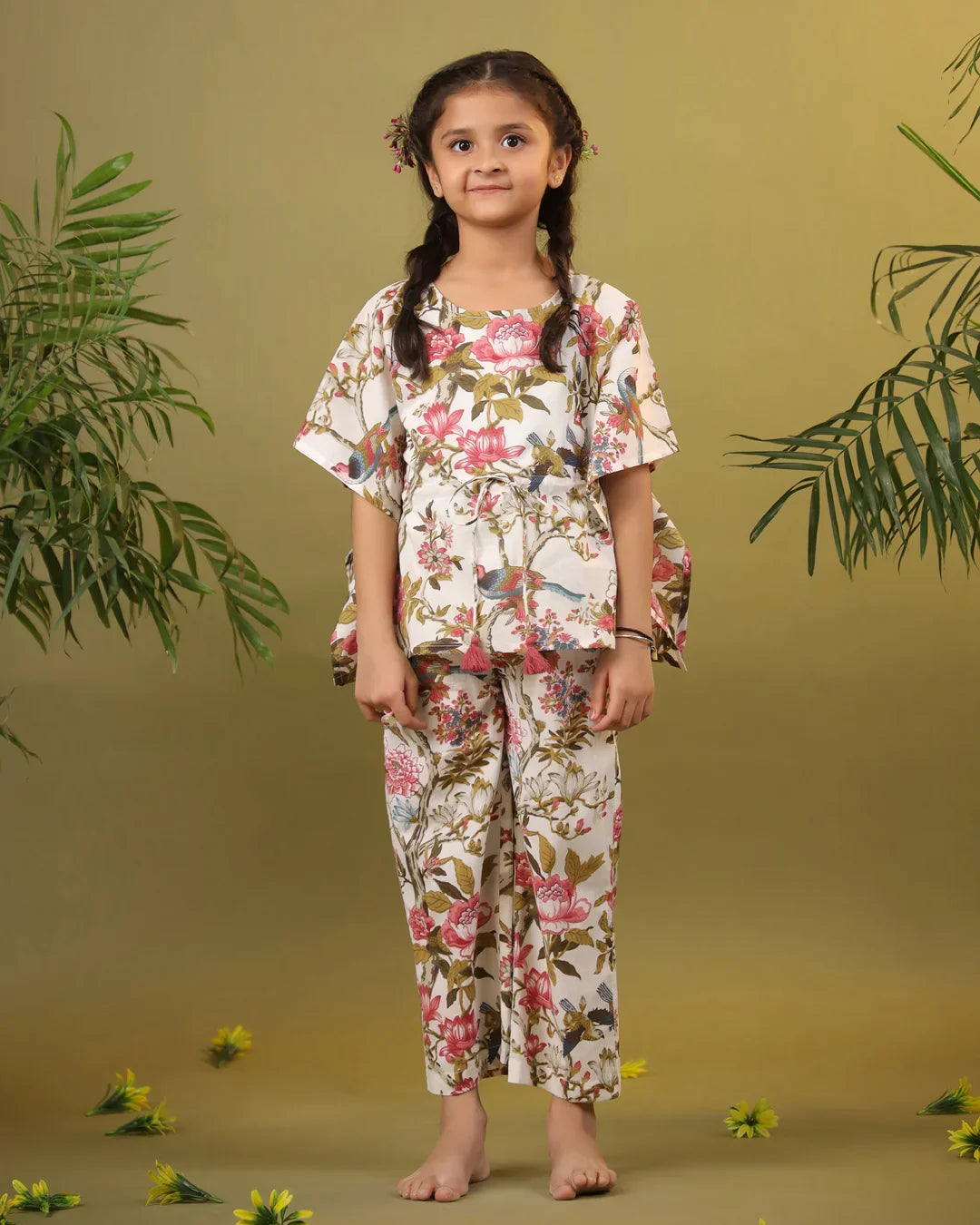 Kids Pure Cotton Multi Colour Printed Night suits