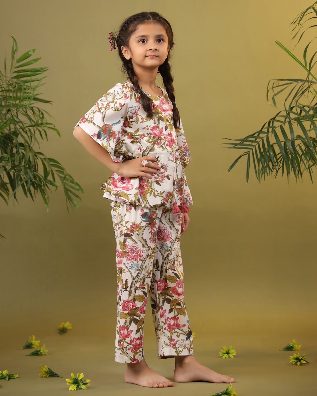 Kids Pure Cotton Multi Colour Printed Night suits - SanskrutiHomes